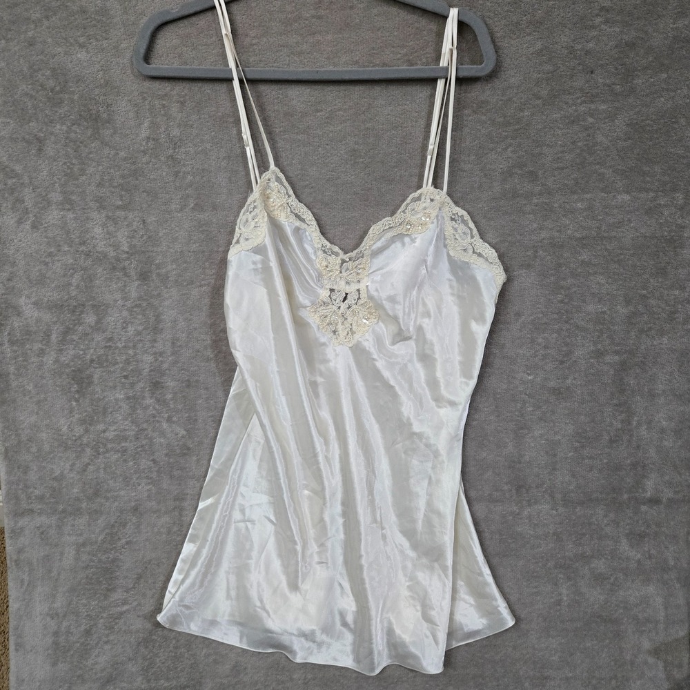 Vtg Victoria's Secret Gold Label Nightgown Large  Slip Bridal Wedding Feminine‎